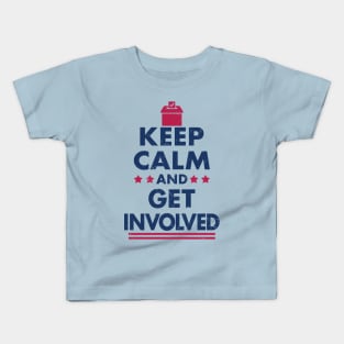 2024 Presidential Election 2024 Keep Calm And Vote Slogan Meme Kids T-Shirt